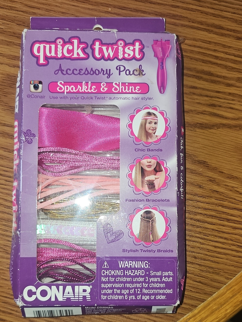 Quick Twist NWT Sparkle & Shine Accessory Pack - Pink